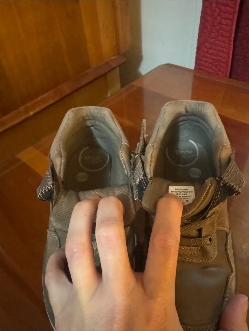 Stride Rite Ryker Brown Shoes Size 13